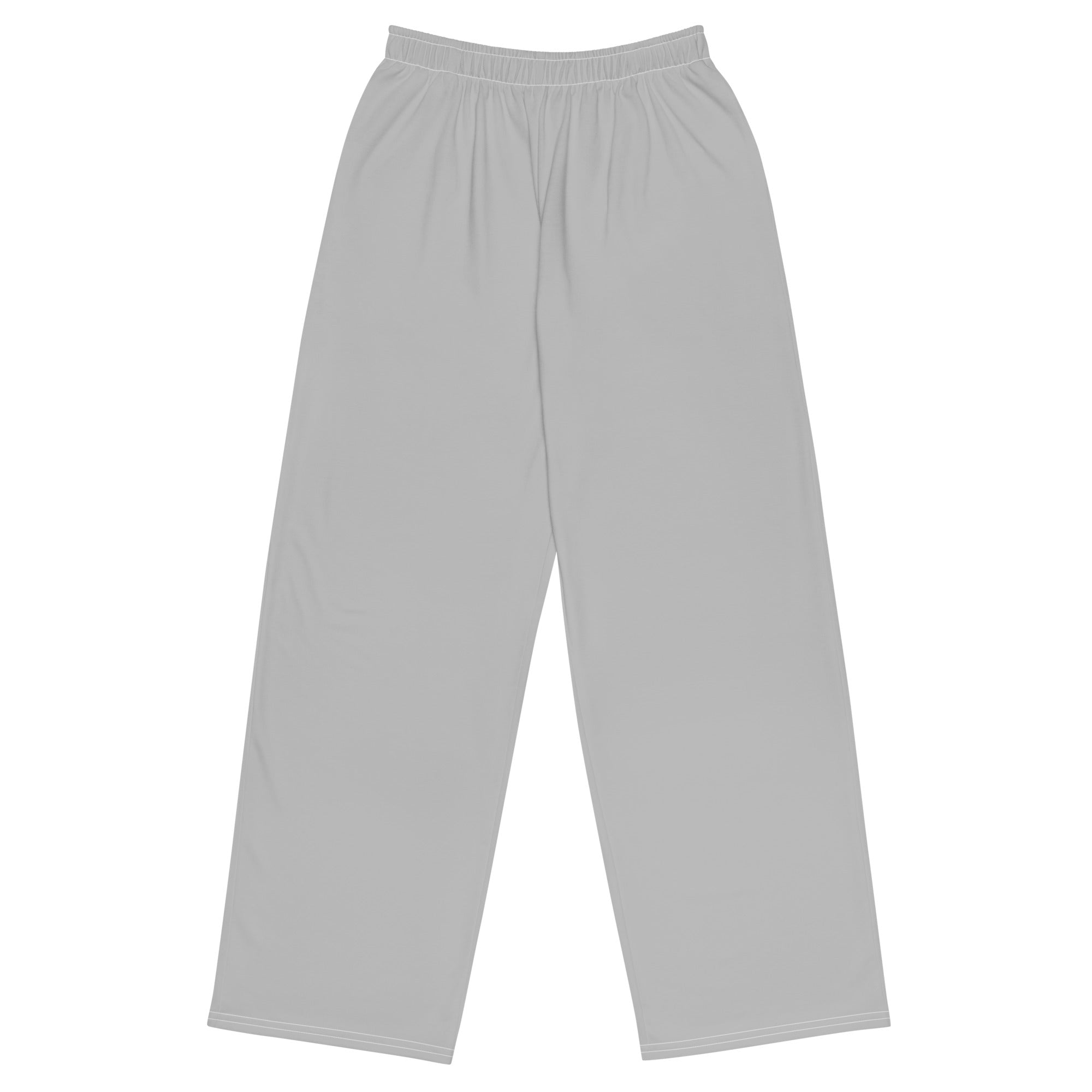Grey Wide-Leg Lounge Pants